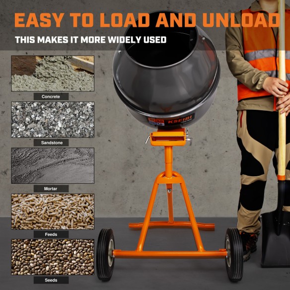 KCM 55-140 LP: Mobiler Betonmischer für den Bau | KSEIBI