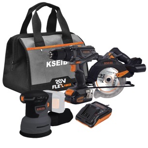 KCB 20V 3A-202, 3-Tool 20V Max Power Tool Combo Kit