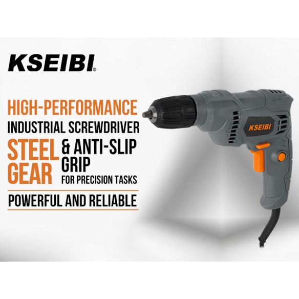 高性能なKBM 450 S電気ドリル 10mmキーレス 450W | KSEIBI
