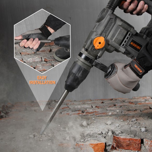 Martillo rotativo SDS-Max KBH 9-40, 40mm, 1600W | KSEIBI