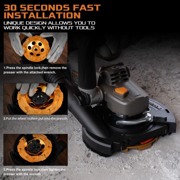 Betonschleifer KCG 15-125 L, 125 mm, 11,5 A | KSEIBI