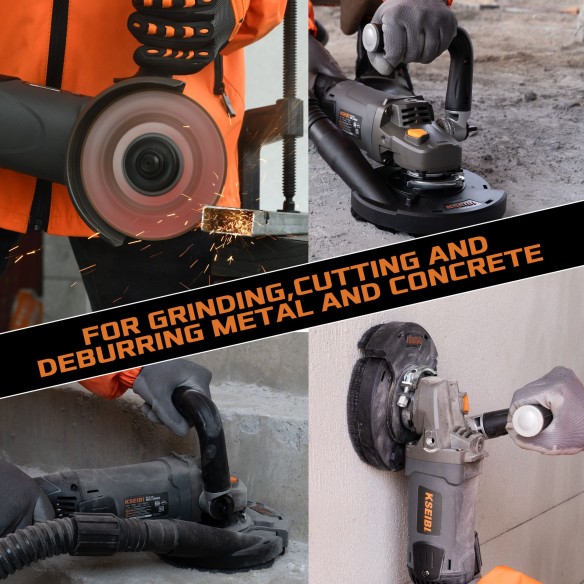 Esmerilhadeira de Concreto KCG 15-125 L, 5 pol, 11,5 A | KSEIBI