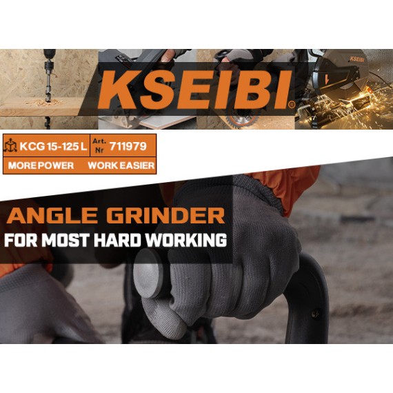 Meuleuse de béton 125 mm 11,5 A KCG 15-125 L | KSEIBI