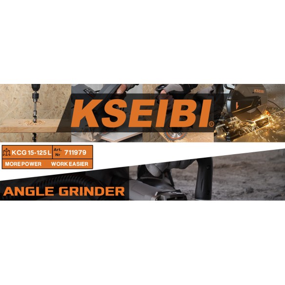 Smerigliatrice per Calcestruzzo KCG 15-125 L 125 mm 11,5A | KSEIBI