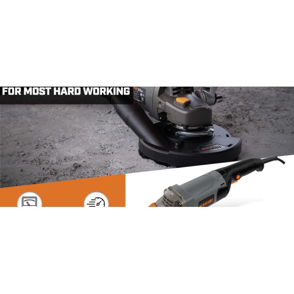 Polizor de beton profesional KCG 15-125 L, 125 mm, 11,5 A | KSEIBI