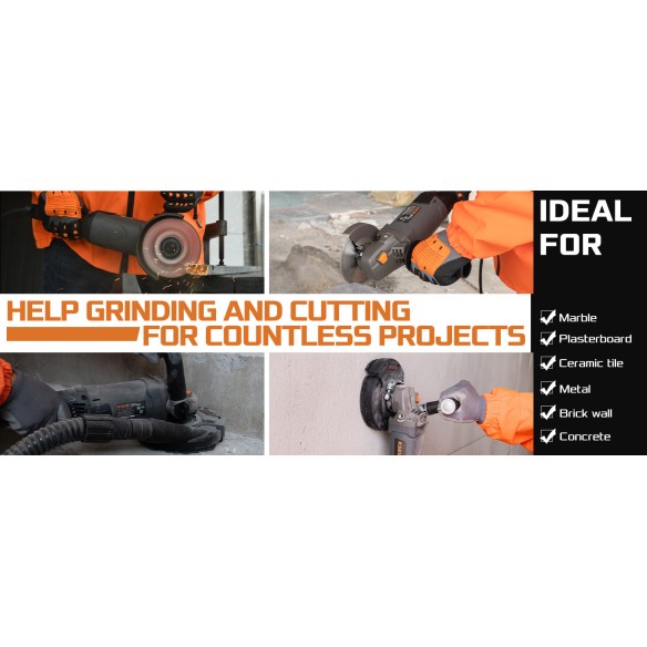 Polizor de beton profesional KCG 15-125 L, 125 mm, 11,5 A | KSEIBI