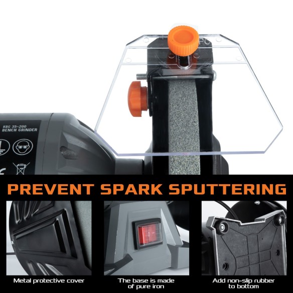 "Powerful 150W Bench Grinder 150mm - Top Quality Tools | KSEIBI"