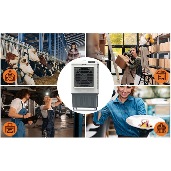 Arrefecedor de Ar KAC 45-125 L: Refrigeração eficiente para ambientes amplos | KSEIBI