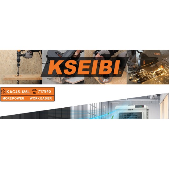 Arrefecedor de Ar KAC 45-125 L: Refrigeração eficiente para ambientes amplos | KSEIBI