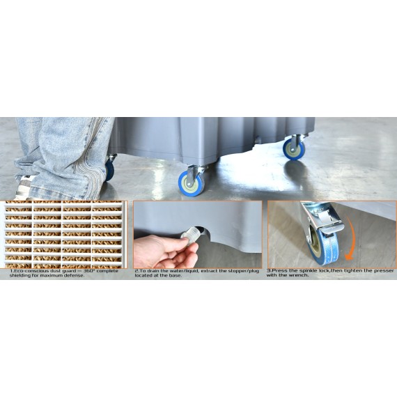 Arrefecedor de Ar KAC 45-125 L: Refrigeração eficiente para ambientes amplos | KSEIBI