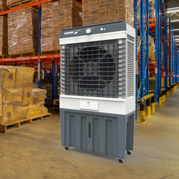 Refroidisseur d'air 80l, 250W: Rafraîchissez votre espace avec le KAC 25-80 M | KSEIBI