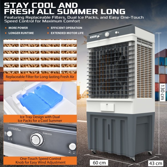 Enfriador de Aire KAC 25-80 M, 80l, 250W | KSEIBI