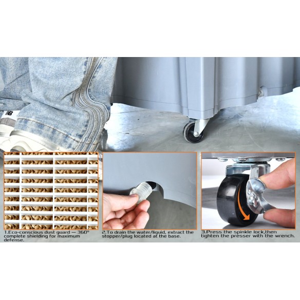 Enfriador de Aire KAC 25-80 M, 80l, 250W | KSEIBI