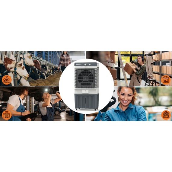 Ar Condicionado Portátil Kac 25-80: Potência de 250w e Capacidade de 80l | KSEIBI