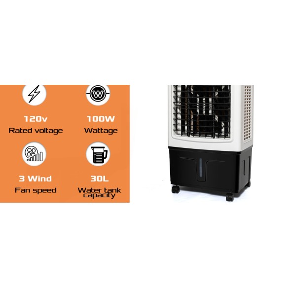 KAC 10-30 S AIR COOLER, 30L, 100W