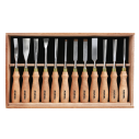 High-Quality Industrial Wood Craving Chisel Set with Wooden Handle | KSEIBI