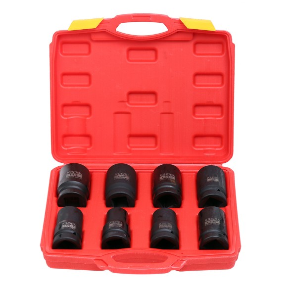 High-Quality Impact Socket Set for 1" Standard Sizes | KSEIBI
