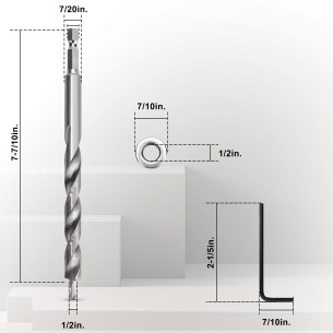 High-Quality HSS Pocket Hole Bit for Precision Woodworking Projects | KSEIBI 2