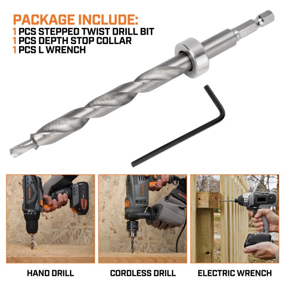 Punta per foro tascabile hss di alta qualità | KSEIBI