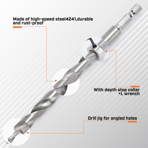 Punta per foro tascabile hss di alta qualità | KSEIBI