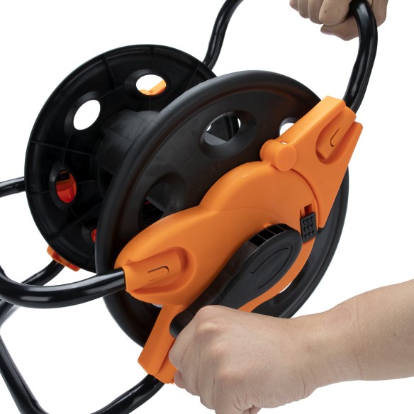 Carrete resistente para manguera de jardín | KSEIBI