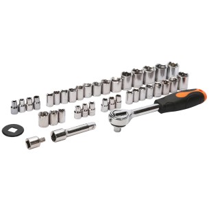 Stecknuss- und Ratschen-Set 1/4", 38-Tlg.