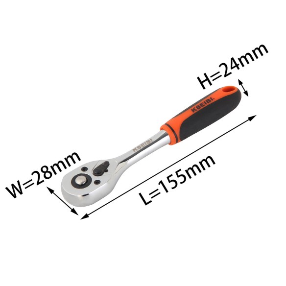 Set bussole esagonali e cricchetto 1/4" - Alta qualità e resistenza | KSEIBI