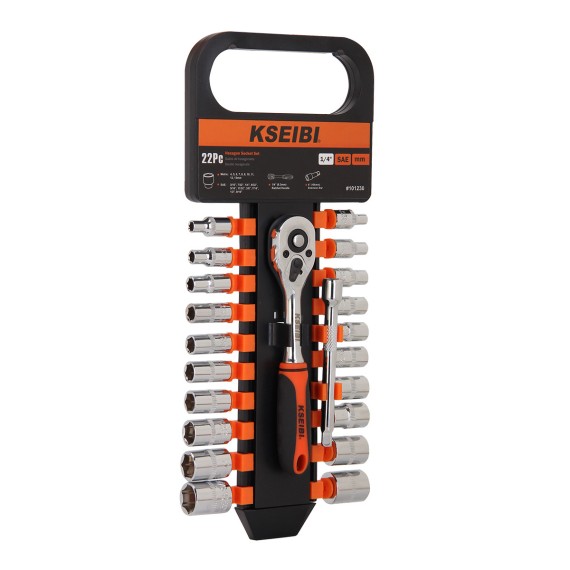 High-Quality Hexagon Socket And Ratchet Set for Precision Work | KSEIBI