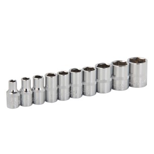 Chei tubulare hexagonale și clichet 1/4", Set de 12 buc. pentru mecanici | KSEIBI 2