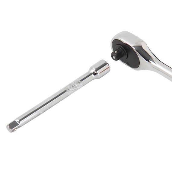 Chei tubulare hexagonale și clichet 1/4", Set de 12 buc. pentru mecanici | KSEIBI