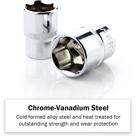 Conjunto de Soquetes Sextavados e Catraca 1/2": Qualidade e Versatilidade | KSEIBI