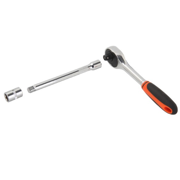 High-Quality Hexagon Socket And Ratchet Set for 1/2" Drives | KSEIBI