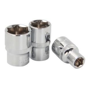 Conjunto de Soquetes Sextavados e Catraca 1/2" (12 Peças) para trabalhos profissionais | KSEIBI 2