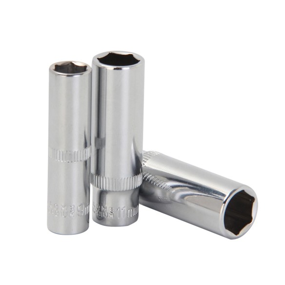 Soquete Sextavado Profundo 1/4" para Ferramentas Manuais | KSEIBI