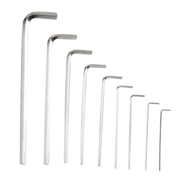 High-Quality Hex Key Wrench Set Short 9-Pc. SAE for Precision Work | KSEIBI