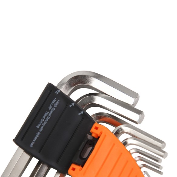 Set di chiavi esagonali lunghe 9 pz (metriche) per lavori di precisione | KSEIBI