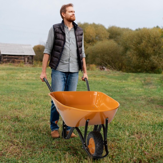 Get the Best Heavy Duty Wheel Barrow for Your Outdoor Projects | KSEIBI