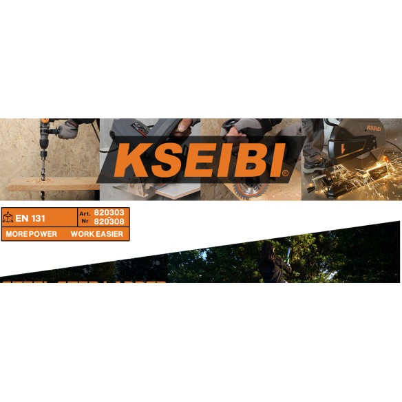 Escalera doméstica de aluminio ligera y plegable para el hogar | KSEIBI