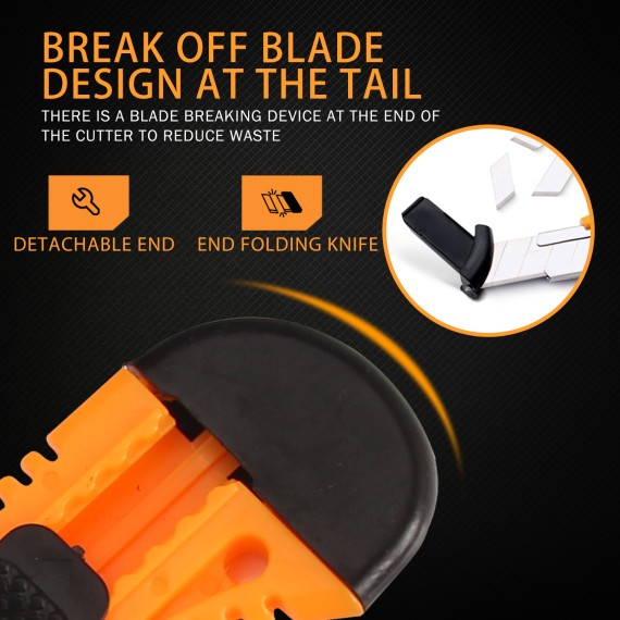 Cuchillo multiusos general - 18mm para cortar con precisión | KSEIBI