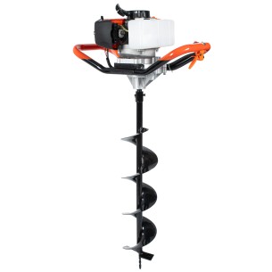 Gasoline-Powered Earth Auger, 150mm Digging Diameter