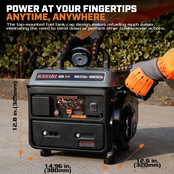 "Power up Anywhere with the GEN 900 Gasoline-Powered Portable Generator | KSEIBI"