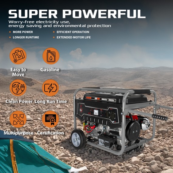 Бензиновый генератор GEN 5500: надежный и мощный выбор | KSEIBI