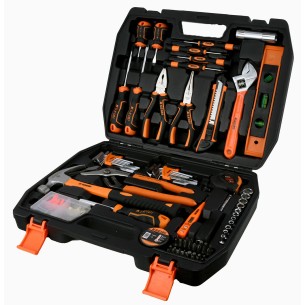 Herramientas en caja de plástico: kit completo de alta calidad | KSEIBI