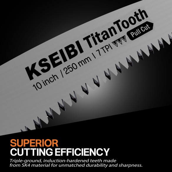 "Premium Folding Saw Original Orange for Outdoor Enthusiasts | KSEIBI"