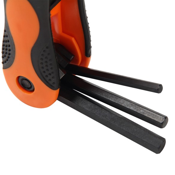"Discover the Versatile Folding Hex Key Wrench Set for Professionals | KSEIBI"