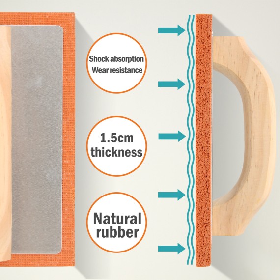 Espátula de Gesso de Espuma Laranja Resistente | KSEIBI