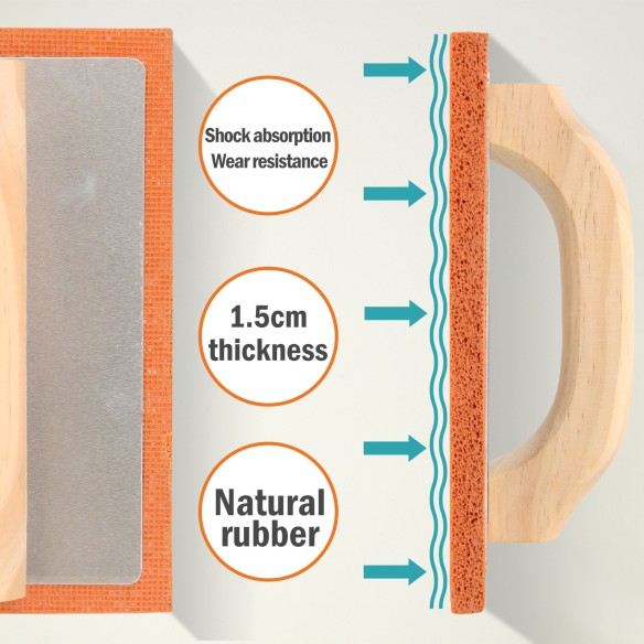 Taloche en mousse/orange de haute qualité pour travaux de finition | KSEIBI