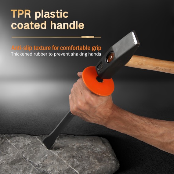 Cincel frío plano de vástago octogonal para trabajos de precisión | KSEIBI