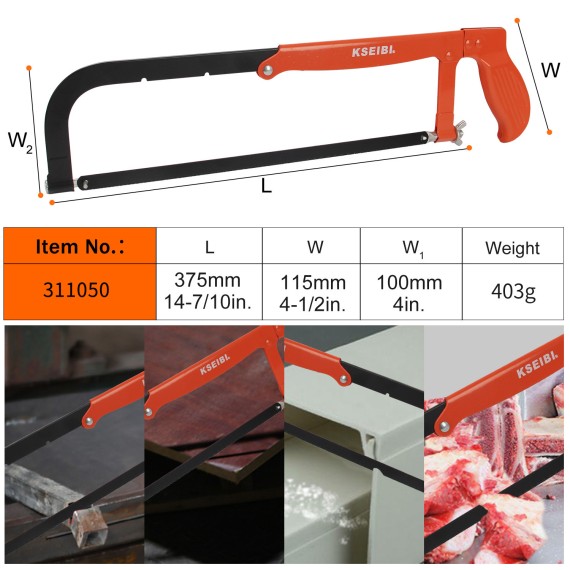Upgrade Your Toolkit with the Extendable Arm Hacksaw for Precision Cutting | KSEIBI
