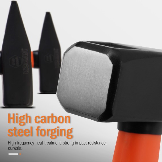 Durable Engineers' Hammer with ProGrip Handle for Precision Strikes | KSEIBI